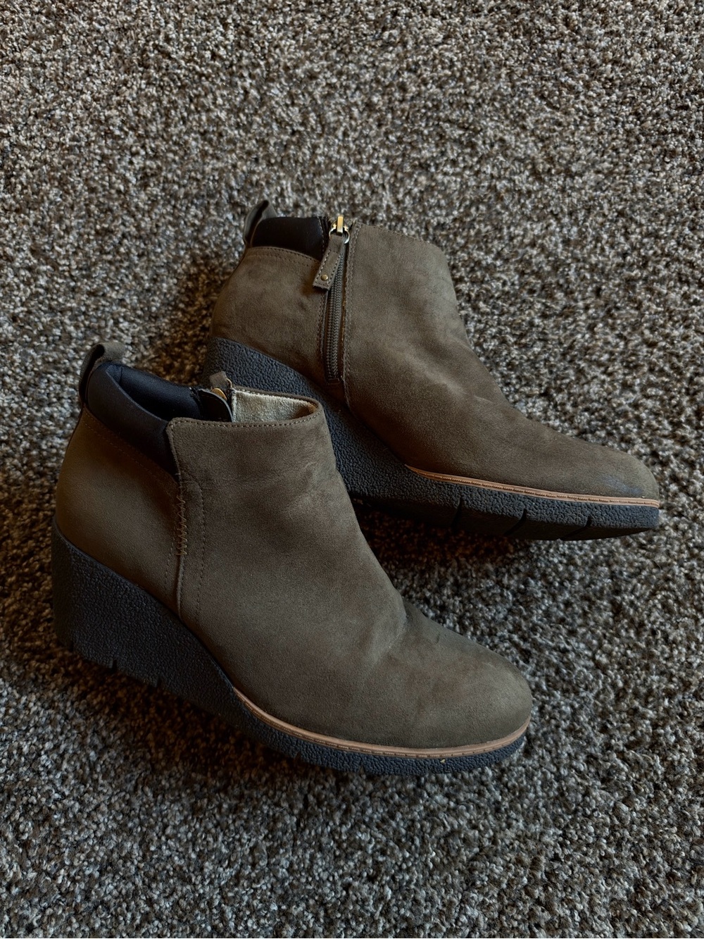 Dr Scholl’s Olive Wedge Ankle Boot